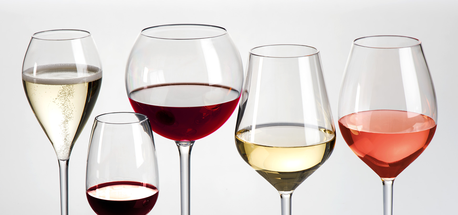 Blown Wine Glasses