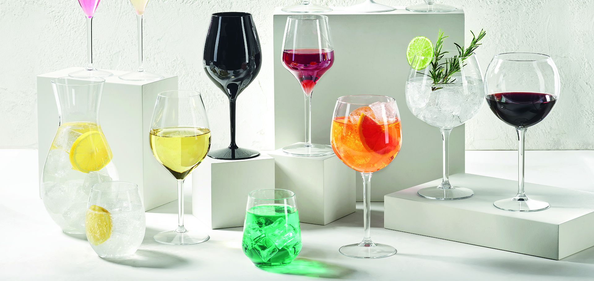 Blown Wine Glasses