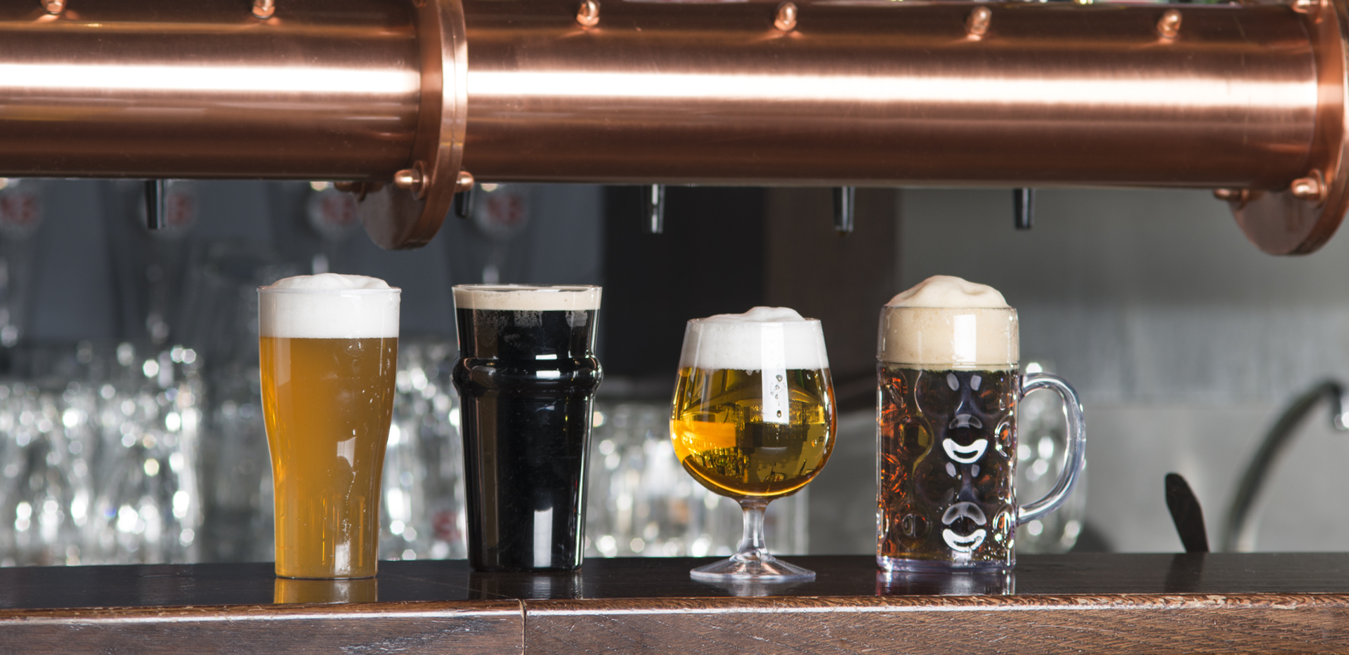 Vasos de cerveza